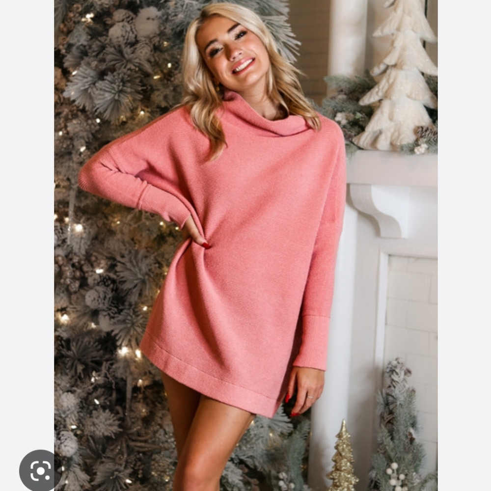 Free People Ottoman Slouchy Tunic Sweater Dress Oversized - Picture 5 of 8